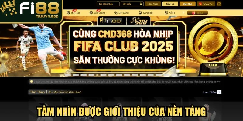 Tầm nhìn được giới thiệu của nền tảng