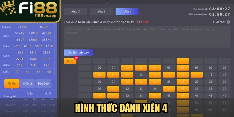 Hình thức đánh xiên 4